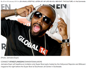 Illustration for article titled Jermaine Dupri's Greatest Hits (From His Blog)